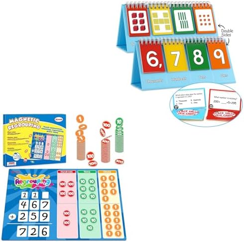 Magnetic Regrouping Math Kit Math Manipulatives 2nd Grade Math Set Classroom Must Haves Magnetic ...