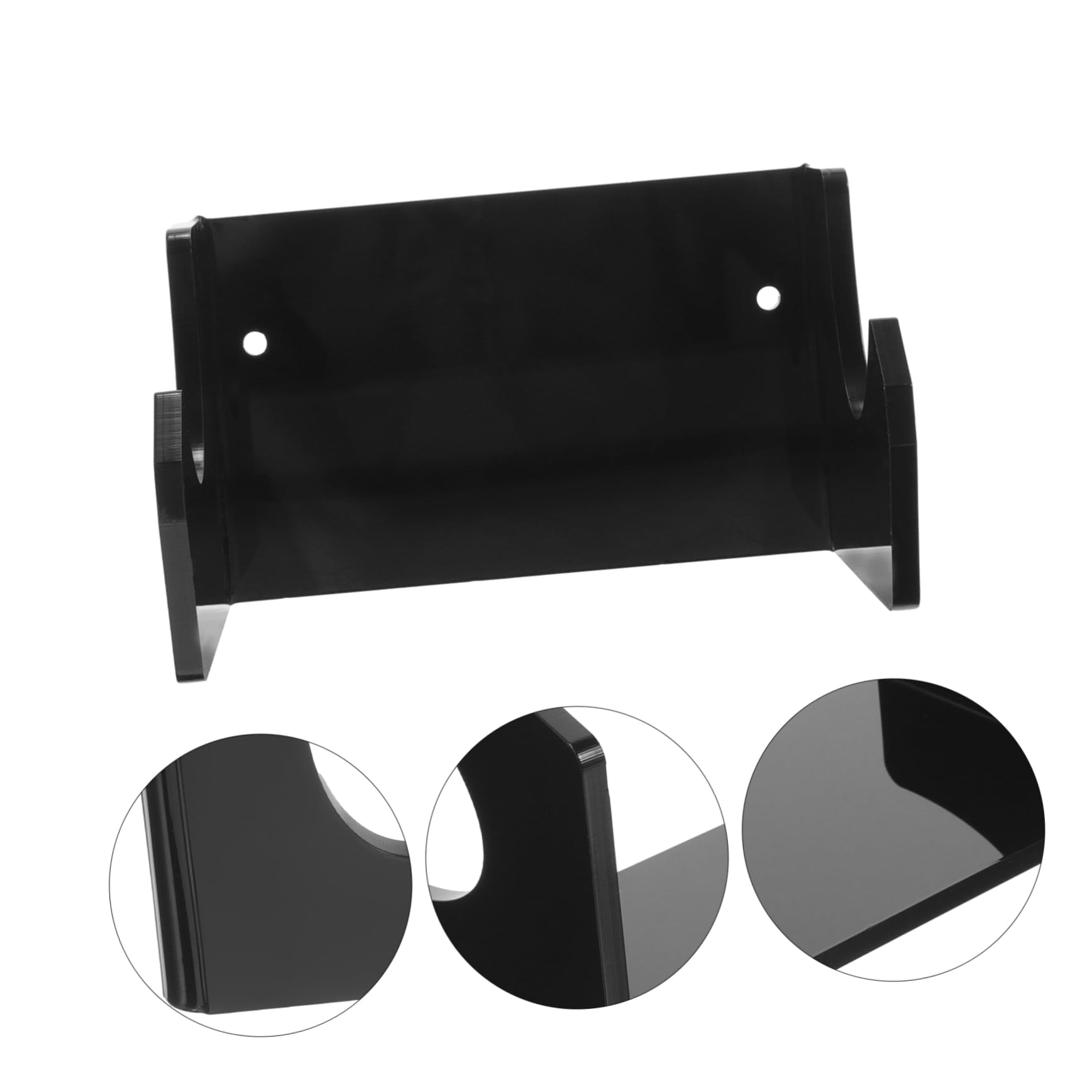 TOBBOMEY 2pcs Acrylic Skateboard Wall-Mounted Rack Versatile Storage Holder for Skateboards Snowboards More Easy to Install Screw Kit Space-Saving Organizer for Home Garage