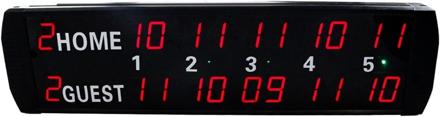 YNIYUJKL Digital Scoreboard Electronic Tabletop Sport Scoreboard, Indoor Multisport Portable Scoreboard Score Keeper With Remote Control &Timer