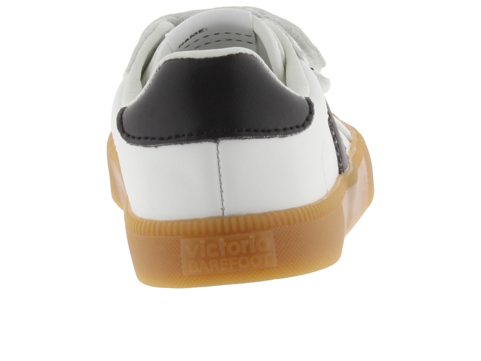 victoria Sneaker Oliver Barefoot 1356102 | Effetto Pelle & Parti A Contrasto & Chiusure A Strappo & Suola Caramello per Bambini Unisex
