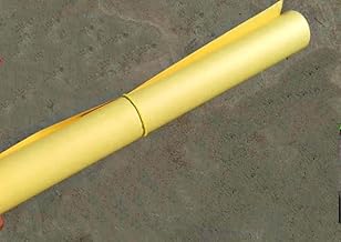 SEJASCOLLECTIONS | Pack of 10 | Yellow, A1, Big/Full Size, Plain, Smooth Yellow Chart Paper, Used in Art and Craft, Projects, Posters etc. Plain/Unrulled, Size: 70x56 Centimeters, 200 GSM Thickness.