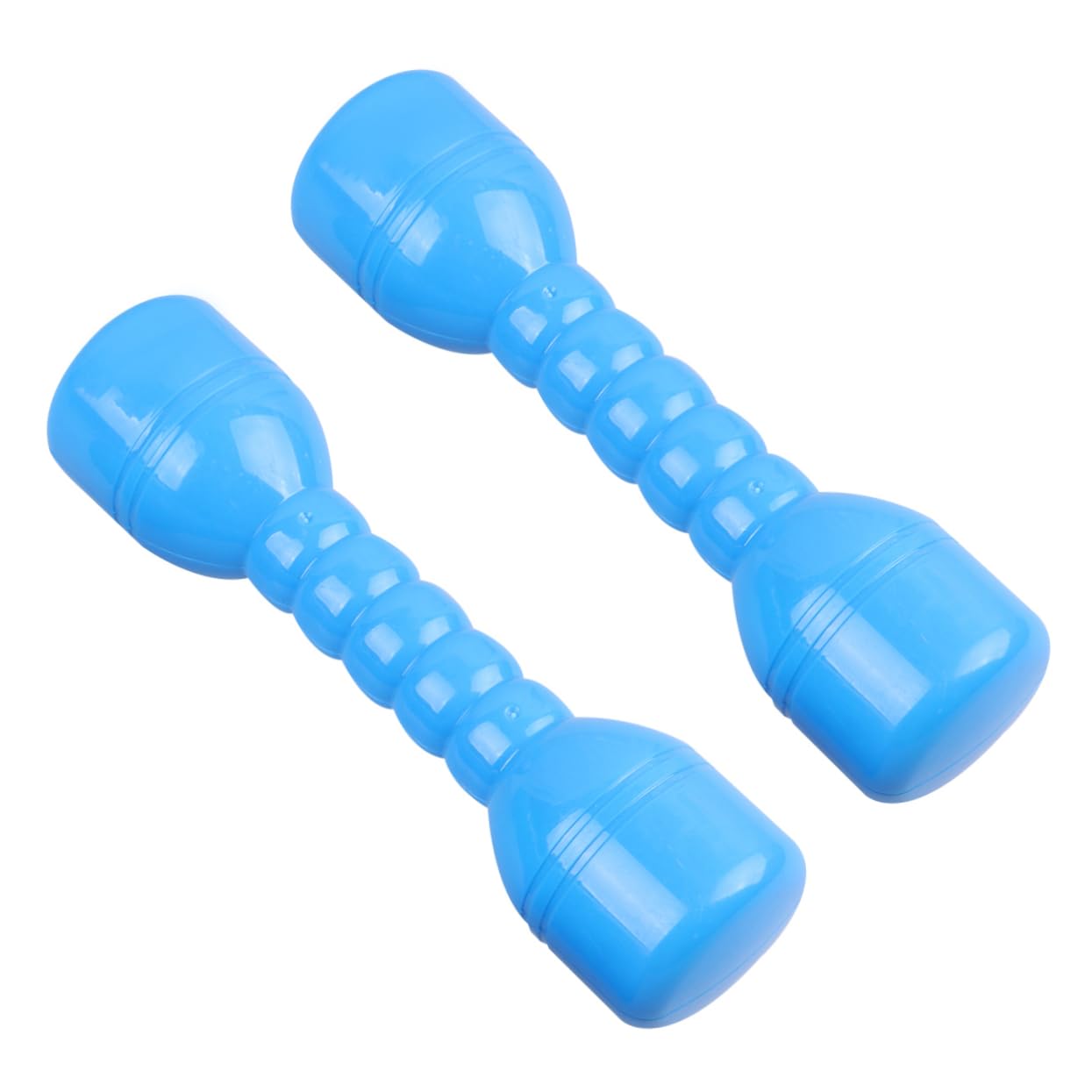 SUPVOX 1pair Ergonomic Plastic Dumbbells for Boy Girl Safe and Fun Indoor Exercise Barbells for Kindergarten Design for