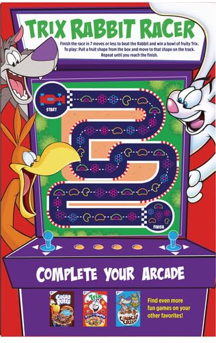 Image of Trix Breakfast Cereal, 6 Fruity Shapes, Made with Whole Grain, Large Size, 13.9 oz (Pack of 2)