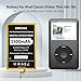 DRECHAS [3500mAh] Battery for iPod Classic/Video Thin, 2025 New Upgraded Capacity Replacement Battery for iPod 5th - 7th Generation Video Classic Thin with Repair Tool Kit
