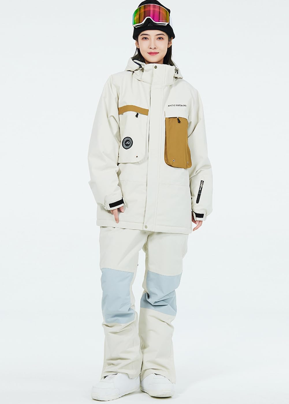 HOTIAN] スノーボードウェア メンズ 上下セット スキーウェア