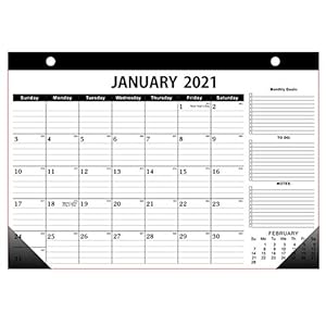 tellaLuna 2021 Bureau Kalender 18 Maanden Maandelijkse Planner 2021 Kalender Bureau Memo Dagelijkse Schedule Agenda…