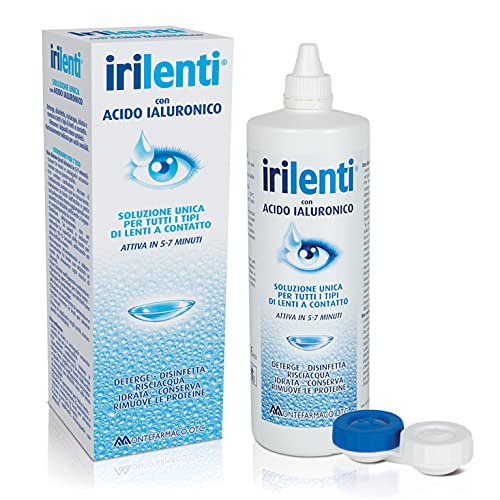 Irilenti Soluzione Unica per Tutti i Tipi di Lenti con Acido Ialuronico, 360ml
