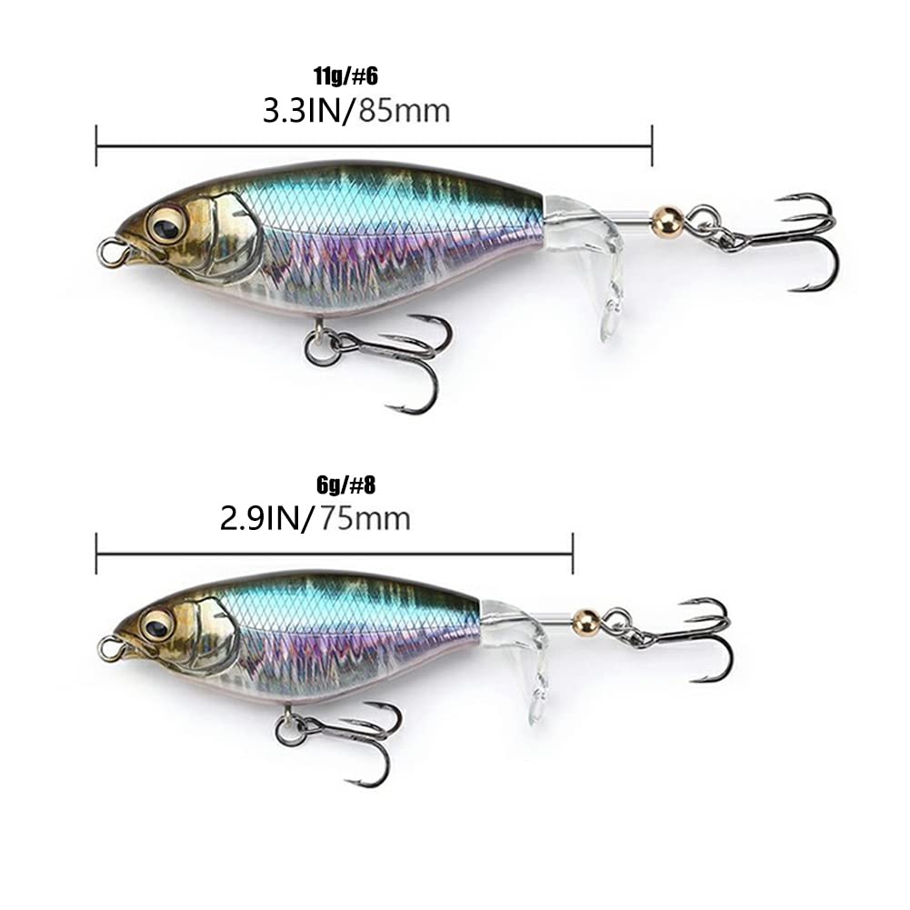 Lot de 10 leurres de pêche à paillettes multicolores pour pêche au bar, poisson-chat, brochet, perche