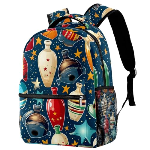 Sac à dos de voyage multicolore pour étudiante sac à dos extérieur 40cm durable