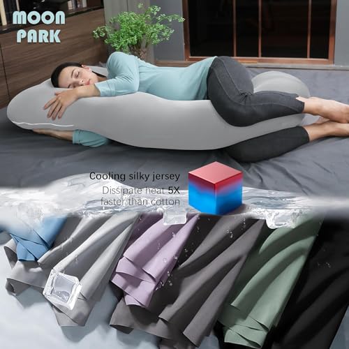 Image of Safe Multifunctional Microfiber U Shaped Pregnancy Pillow /Maternity Pillow. (Grey-G-2)