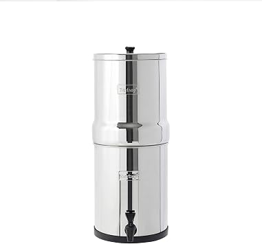 Travel Berkey Gravity-Fed Water Filter with 2 Black Berkey ElementsEnjoy Potable Water While Camping, RVing, Off-Grid, Emergencies, Every Day at Home