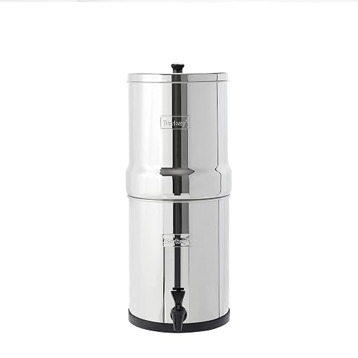 Travel Berkey 1.5 Gal Gravity-Fed Water Filter System with BB9-2 Filters