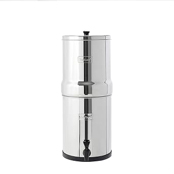 Berkey Large Gravity Water Filter Black Berkey Water Filter with 2 Elements