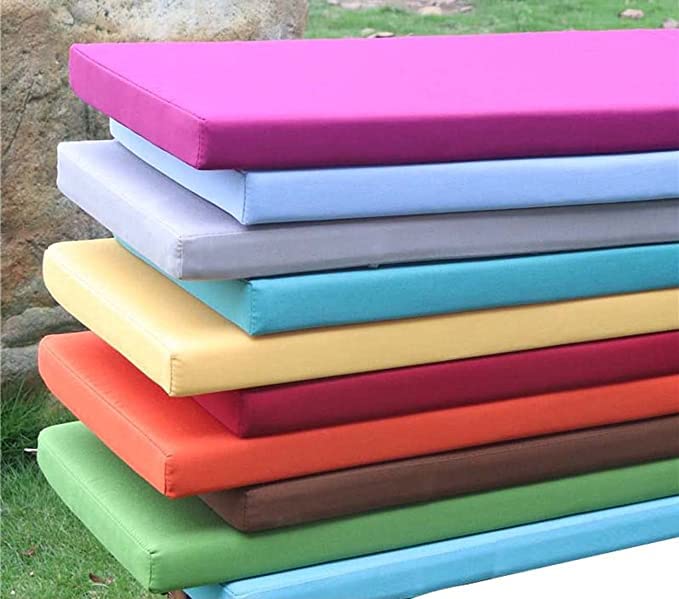 Coussin de banc imperméable haut de gamme gris 150 x 50 cm pour terrasse - 2