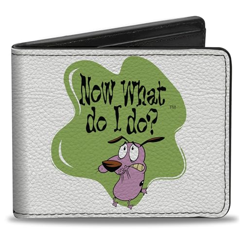 Portefeuille Courage the Cowardly Dog en cuir végétalien pour vos sorties