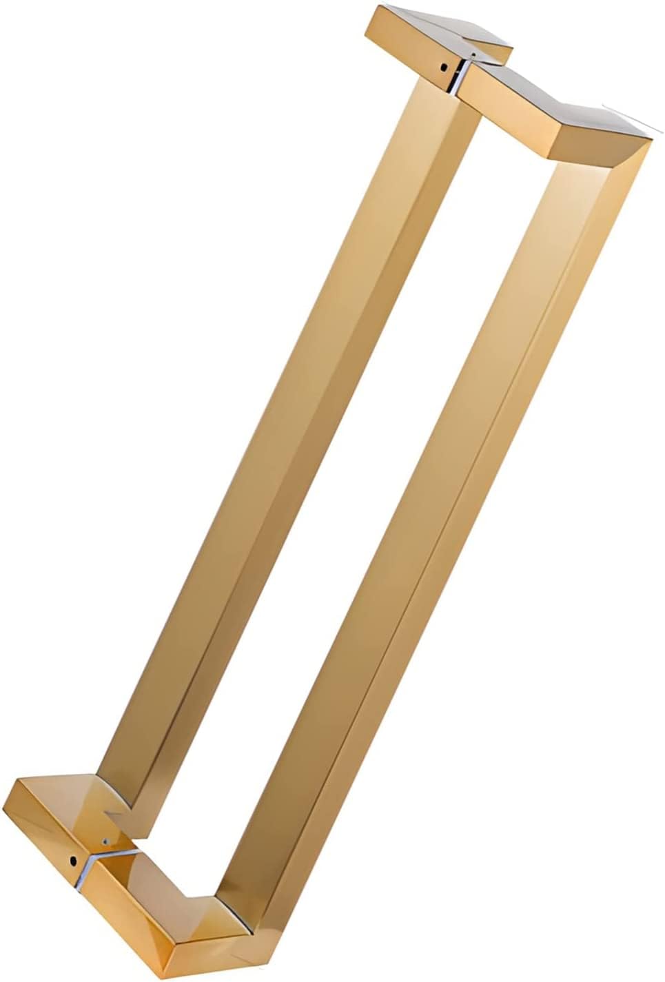 MXXQRHF Sliding Door Pull Handle - 80cm Double-Sided Wooden Push-Pull Handle for Garages, Sheds, Offices - Brushed Finish with Fittings - Durable & Stylish Door Hardware