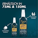 Anti Brumm Ultra Tropical Reisebundle, Pumpspray 150 ml+Flugbeutel: Insekten-Repellent für effektiven Schutz gegen Mücken und Zecken, Mückenspray mit DEET