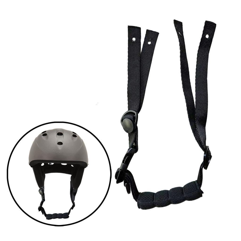 Sangle Menton Pour Casque De Sécurité - Nylon Réglable - Pour Casque Vélo, Construction, Chantier - Noir