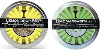 Rokz Lemon Drop & Lime Cocktail Sugar and Salt Rimmerz, 4oz (Pack of 2)