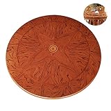 Mesa de comedor de madera maciza plato giratorio plato de ce