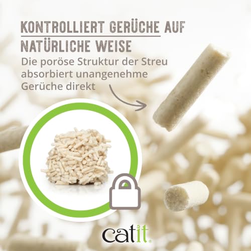 Catit Go Natural Katzenstreu mit Bentonit | für Mehrkatzenhaushalte | 6,4kg – Ansicht 6