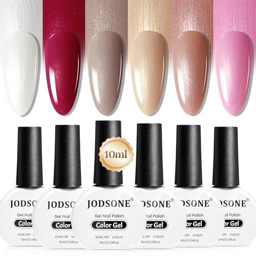 43% Off JODSONE 6-Color Glitter Gel Nail Polish Set