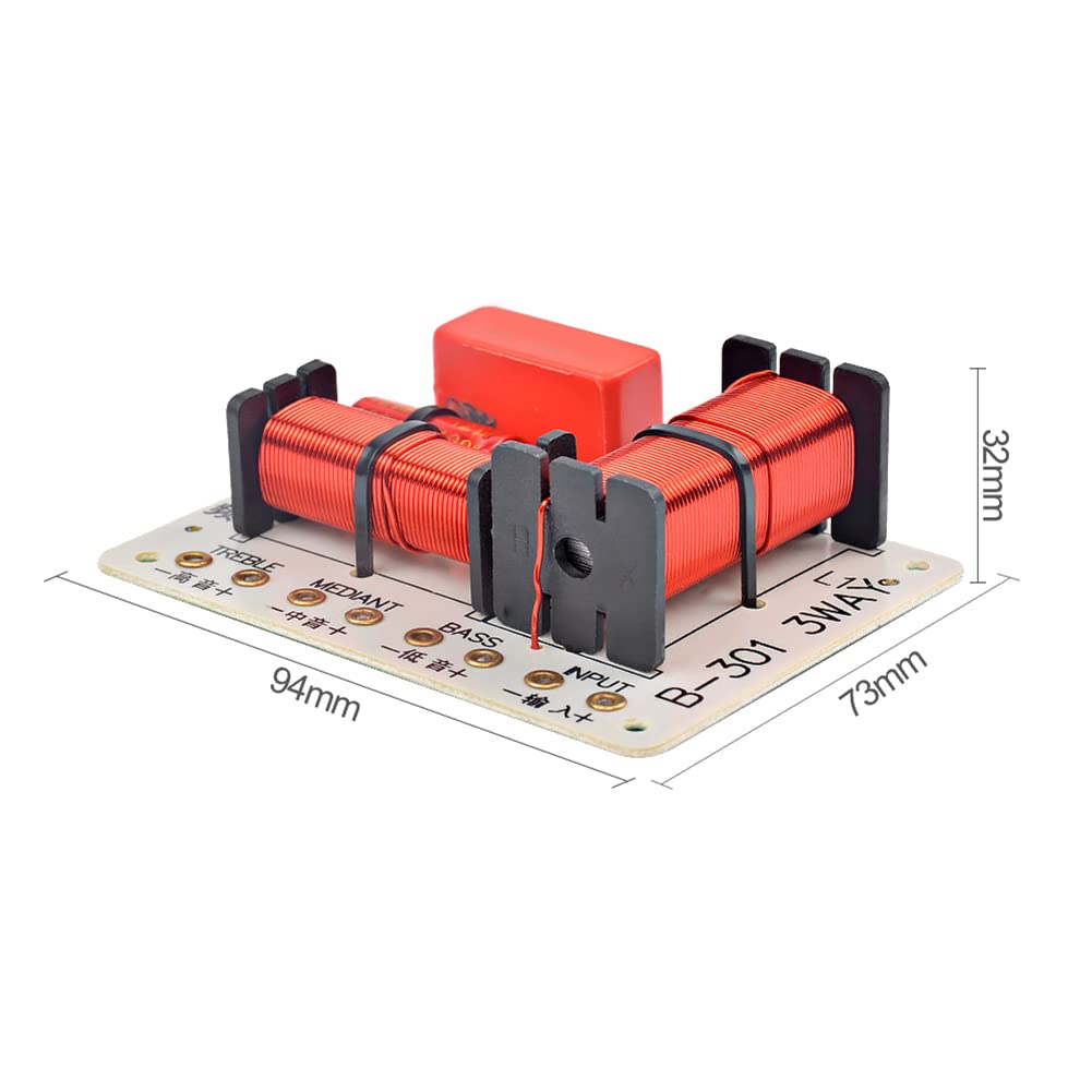 2PZ 150W 3 Audio Altoparlante Crossover Alti + Midrange + Crossover Altoparlanti Filtro Divisore di Frequenza 1000 5000Hz