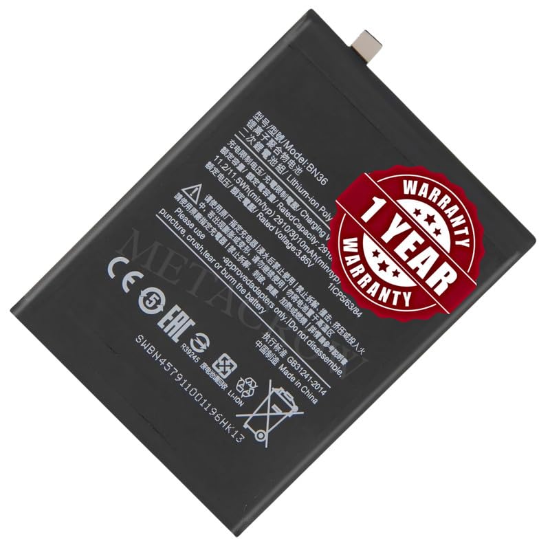 Image of Original BN36 Battery Compatible for Xiaomi Mi A2 - (3010mAh) - 1 Year Warranty BC45