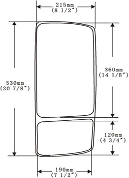 rearview mirror assembly For FAW For HANWEI Car Automobile Accessories Styling Reflector Rearview Side Exterior Assembly Complete Wing Mirrors(Right)