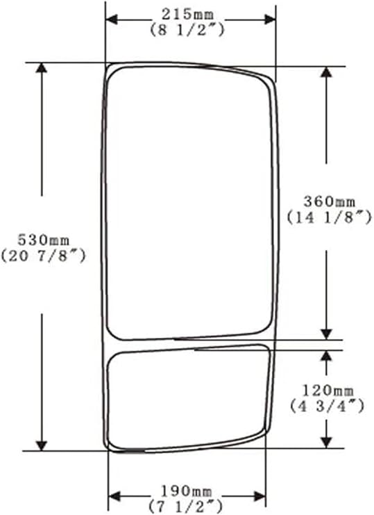 rearview mirror assembly For FAW For HANWEI Car Automobile Accessories Styling Reflector Rearview Side Exterior Assembly Complete Wing Mirrors(Right)