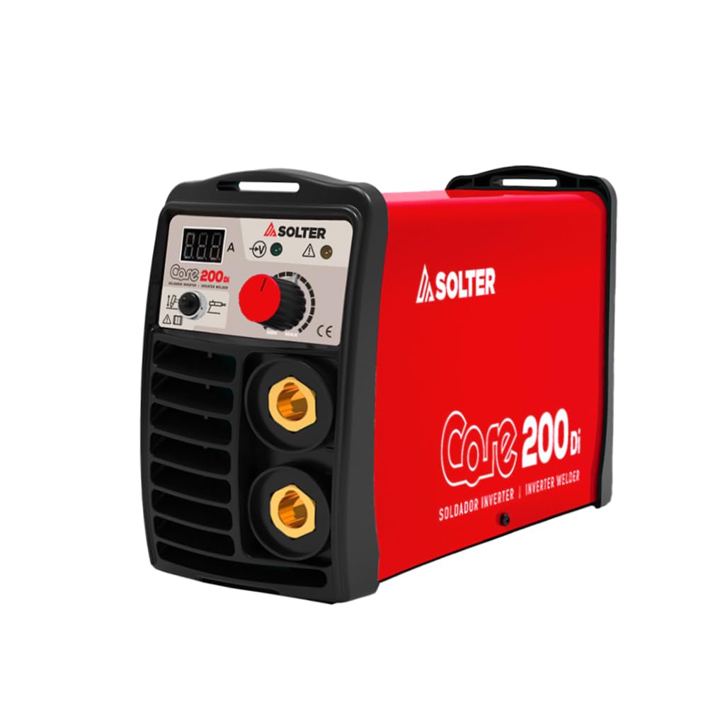 Solter - CORE Inverter Welder 200Di, 200A Power, Professional Duty Cycle MMA and TIG Lift-Arc Nanocrystaline Technology with Accessories
