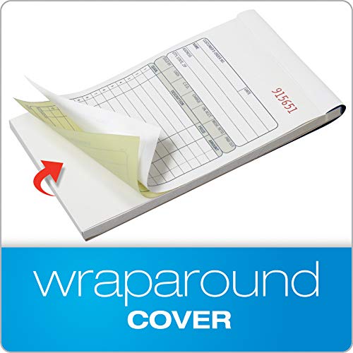 adams sales order book 2-part carbonless whitecanary 4-316 x 7-316 inches 50 sets per book dc4705