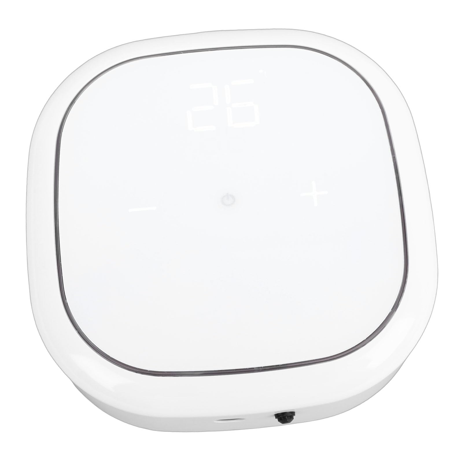 Pongnas Stazione di Ricarica Certificata 3-in-Supporto da Tavolo Veloce da 15 W con Orologio Digitale Integrato per Smartwatch e Auricolari - Alimentazione di Tipo C