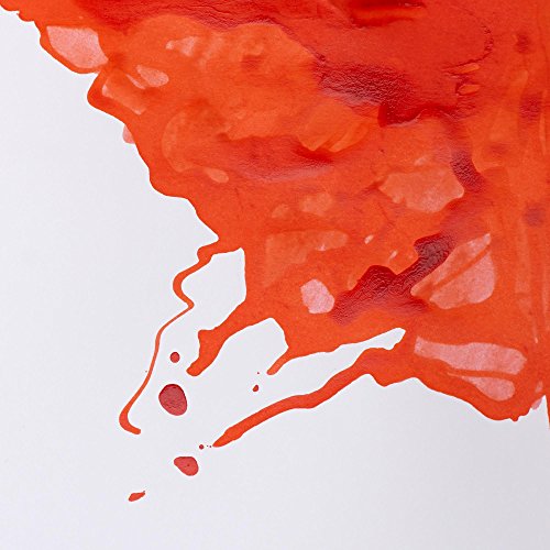 Image of Winsor & Newton Drawing Ink 14 ML - Vermilion (680), Fast Drying, Transparent, Water-Resistant & Intermixable Inks, Ideal for Brush, Dip Pen or Air Brush - More Colours Available