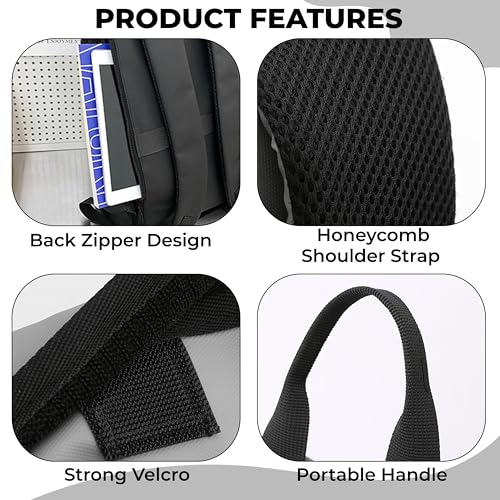 Image of Kraptick Laptop Backpack for Men & Women | Waterproof & Durable Laptop Bag for Office, Travel & College | Spacious & Lightweight Backpack | Fits 15.6 Inch Laptop | Multipurpose Laptop Bag