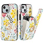 HAOPINSH-for-iPhone-13-iPhone-14-Wallet-Case-with-Card-Holder-360Rotation-Ring-Kickstand-Mint-Green-Marble-Pattern-RFID-Blocking-Leather-for-Girls-Women-Double-Buttons-Protective-Cover-61