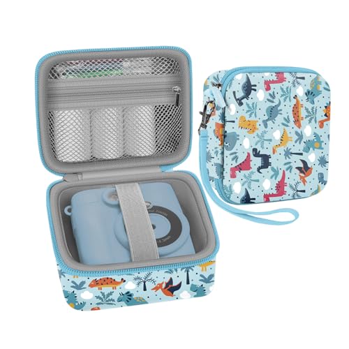 Leayjeen Funda protectora para cámara infantil compatible con Greenkinder, Hiievpu, uleway, MILFECH/NUOTUN, Vtech y papel de impresión, para huevos infantiles y de Pascua (solo funda), azul