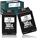 Price comparison product image 302 Ink Cartridges Combo Pack, LUCASCOLO 302XL for HP 302 Black Ink Cartridge for HP Envy 4527 4520 4524 OfficeJet 3832 4650 3831 3835 5230 DeskJet 3630 3637 2130 Printer (Black, 2-Pack)