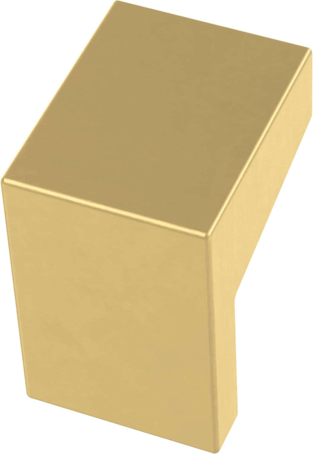 Franklin Brass Mirrored Knob, Brushed Brass, 11/16 in (27 mm