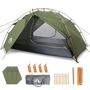 Night Cat 2 Man Camping Tent Waterproof 2 Person Backpacking Tent Double Layer Easy Set Up Lightweight For 4 Seasons Camping Hiking Garden