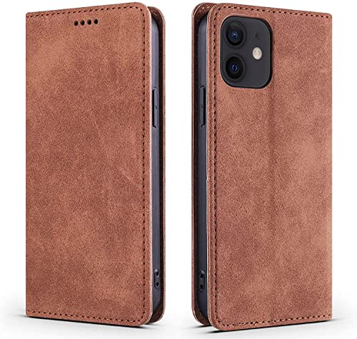 Étui portefeuille iPhone 13 13 Pro 13 Pro Max GUMMMY marron