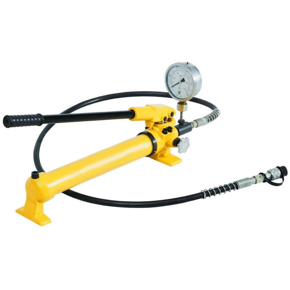 Hydrauliczna pompa ręczna z manometrem (700 bar, 700 cm3) (B-700B)