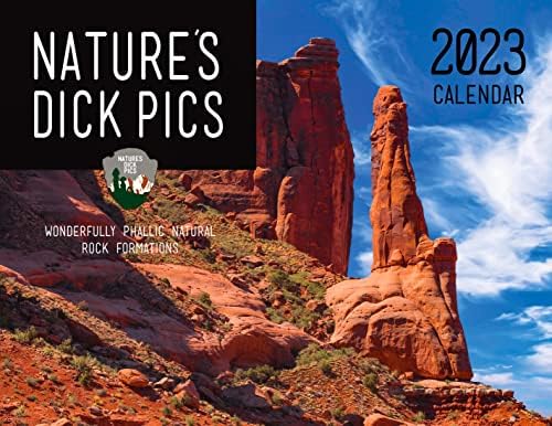 Nature's Dick Pics Nature's D'ck Pics Wall Calendar - Funny White Elephant and Secret Santa Gag Gift