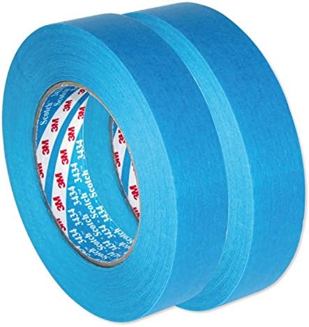 AutoBright 3M 25mm x 50m Blue Scotch Car Masking Tape. Two Rolls