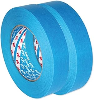 AutoBright 3M 25mm x 50m Blue Scotch Car Masking Tape. Two Rolls