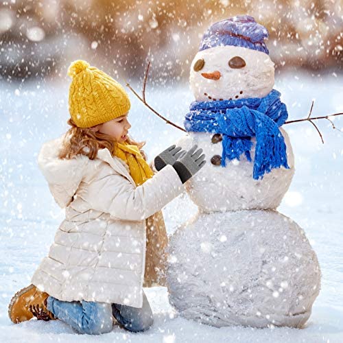 TAGVO Winter gebreide warme handschoenen voor kinderen van 3-8 jaar