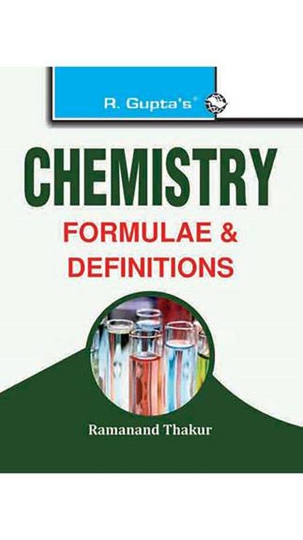 Chemistry Formulae & Definitions (Pocket Book)