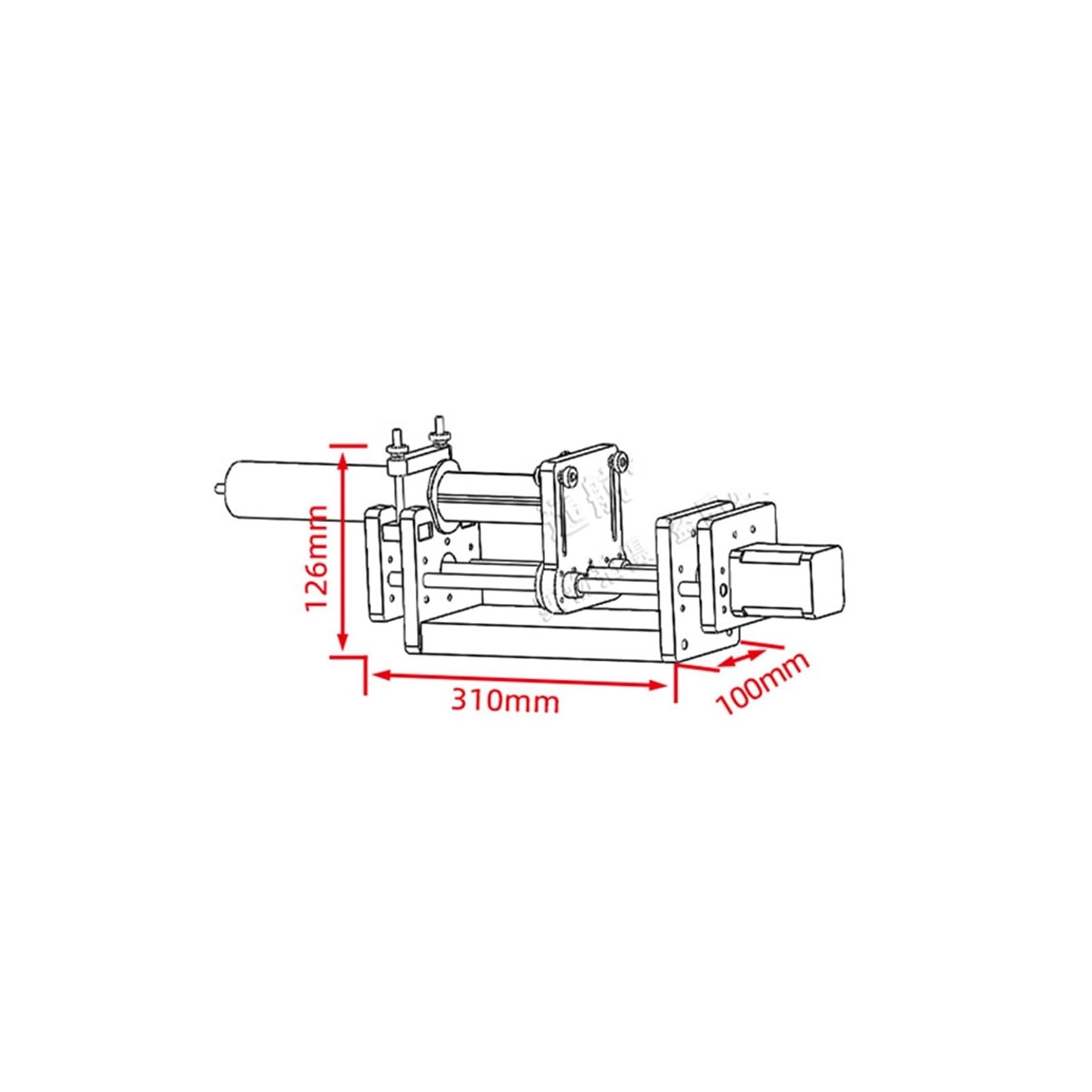 Bomba de jeringa micro laboratorio 1-150 ml, bomba inyección eléctrica precisión escritorio, propulsión, dispensador pegamento líquido, CC 12 V Para uso de bricolaje(B)