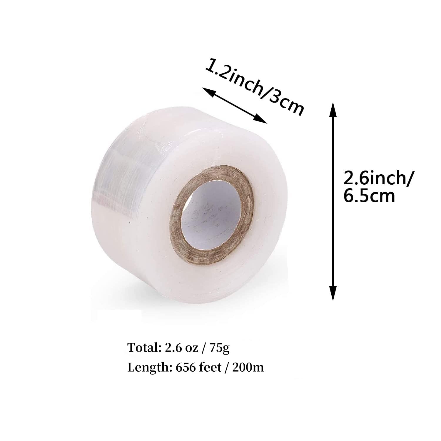 RIZTGAE Grafting Tape, Tree Tape Parafilm Grafting Tape 2 Pack Stretchable Gardening Tape Plants Repair Budding Grafting Tape for Fruit Trees and Floral Grafting Kit 1.2inch Width