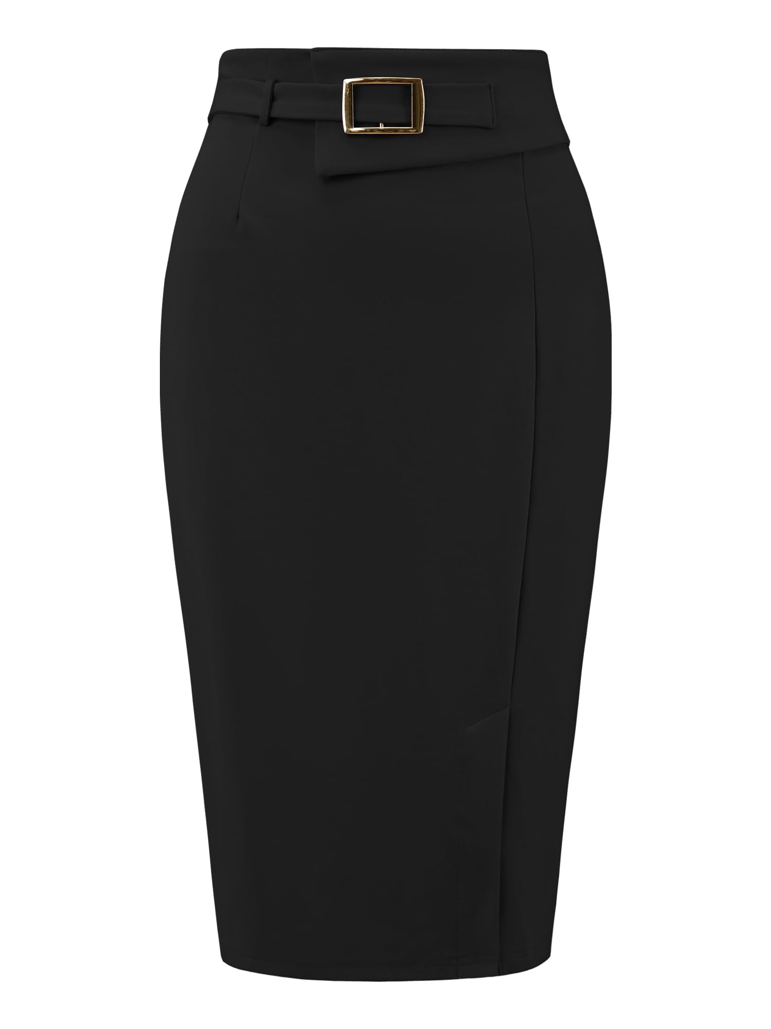 Womens Pencil Skirt 2025 Knee Length High Waist Office Work Stretchy Bodycon Skirts
